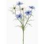 Comino negro artificial SEVIN, azul, 65cm, Ø6-7cm