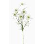 Comino negro artificial SEVIN, blanco-verde, 65cm, Ø6-7cm