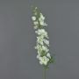 Delphinium textil ANDRIANA, blanco-verde, 90cm, Ø11cm