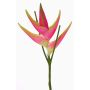 Flor heliconia artificial TOMKE, rosa-verde, 80cm, Ø30cm