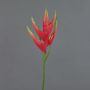 Flor heliconia artificial TOMKE, rojo-verde, 80cm, Ø30cm