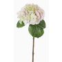 Hortensia de plástico CHIDORI, crema-rosa-verde, 60cm, Ø18cm