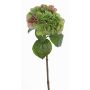 Hortensia de plástico CHIDORI, verde-rosa, 60cm, Ø18cm
