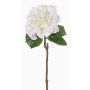 Hortensia de plástico CHIDORI, blanco-verde, 60cm, Ø20cm