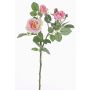 Rama de rosa artificial CORALEE, rosa-crema, 50cm, Ø3-7cm