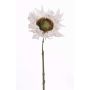 Girasol textil JANIKA crema, blanco, 60cm, Ø13cm