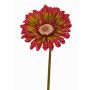 Gerbera artificial ANNEMARIE, rojo-verde, 50cm, Ø10cm