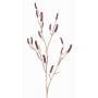 Rama de árbol del cepillo artificial SIRIUS con frutas, rojo oscuro, 120cm