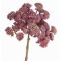 Sedum de plástico DANICA rojo oscuro, 20cm, Ø10cm