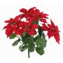 Flor de Pascua artificial CATIN con vara de fijación, rojo, 45cm, Ø20cm