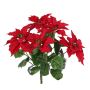 Flor de Pascua artificial CATIN con vara de fijación, rojo, 45cm, Ø20cm