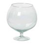 Vaso de coñac gigante decorativo XXL BARRON con pie, transparente, 22,5cm, Ø20cm