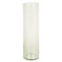 Jarrón de cristal SANYA OCEAN, cilindro, transparente, 38cm, Ø11cm