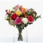 Ramo de flores artificiales FEME, naranja-rosa, 45cm, Ø40cm