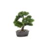 Bonsai pino de plástico GALDOS en cuenco, 30cm
