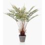 Helecho arbóreo artificial CAMASO en maceta decorativa, 60cm