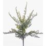 Helecho de polystichum artificial INDIVAR en vara de ajuste, verde, 30cm