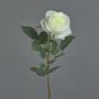 Rosa artificial BRINA, blanco, 70cm