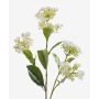 Hortensia artificial ALAZNE, crema, 75cm