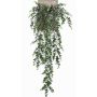 Planta colgante de eucalipto artificial ZELINDA en vara de ajuste, verde, 75cm