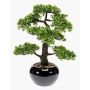 Bonsai de ficus artificial ASHER en maceta de cerámica, 45cm