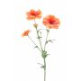 Flor textil de anémona HOLAMBRA, naranja, 55cm