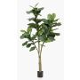 Ficus lyrata artificial ENRIKO, tronco falso, verde, 180cm