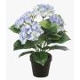 Hortensia artificial LAIDA, azul claro, 35cm, Ø7-10cm