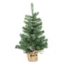 Árbol de Navidad artificial RIJEKA, saco de yute, 45cm, Ø30cm