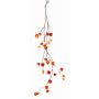Guirnalda artificial de physalis PAX con frutas, rojo-naranja, 120cm
