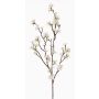 Rama decorativa de flor de cerezo artificial ARIELLE con flores, blanca, 95cm