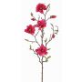 Magnolia artificial MARGA, fucsia, 80cm, Ø7-8cm