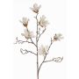 Magnolia estrellada artificial AZULA, crema, 95cm, Ø7-9cm