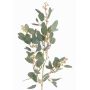 Rama artificial de eucalipto COBAR con flores, zonas resguardadas, verde, 65cm, Ø1,5cm