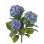Hortensia artificial SAIRA, bastón, zonas resguardadas, azul-morado, 40cm, Ø11-13cm