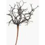 Coral artificial SPUNKY en vara de fijación, brillo, negro, 20cm