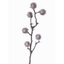 Rama de cardo artificial ROBBY, plata, 80cm, Ø4cm