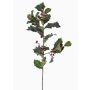 Rama de acebo artificial TIBAR con bayas, verde, 75cm