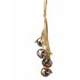 Cascabeles dorados DARA, 4 unidades, colgantes, 35cm, Ø4,5cm