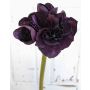 Amaryllis artificial JAWAHIR, morado oscuro, 80cm, Ø10-16cm