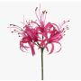 Amarilis artificial de jardín NANFAJI, rosa oscuro, 65 cm