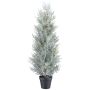 Árbol decorativo ciprés CALOT en maceta decorativa, gris, 80 cm