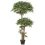 Árbol artificial Ruscus NEOSHO en maceta decorativa, troncos naturales, 170cm