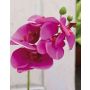 Rama artificial de Orquídea Phalaenopsis OPHELIA, fucsia, 40cm