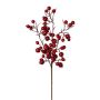 Rama artificial rosa silvestre FRULKE con escaramujos, roja, 40cm