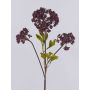 Rama de flores artificiales de milenrama VOLKERDINE, violeta oscuro, 70 cm
