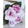 Ramo de magnolia artificial KAYLE, rosa-fucsia, 30cm