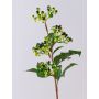 Rama artificial de bayas de saúco CHATANGA con frutos, verde-rojo, 60 cm