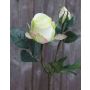 Rosa artificial RENESMEE, amarillo-verde, 45cm, Ø6cm