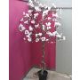 Árbol de magnolia artificial TIAGO, blanco-rosa, 210 cm